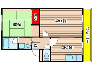 ＷＩＮＧ香久山Ａの物件間取画像